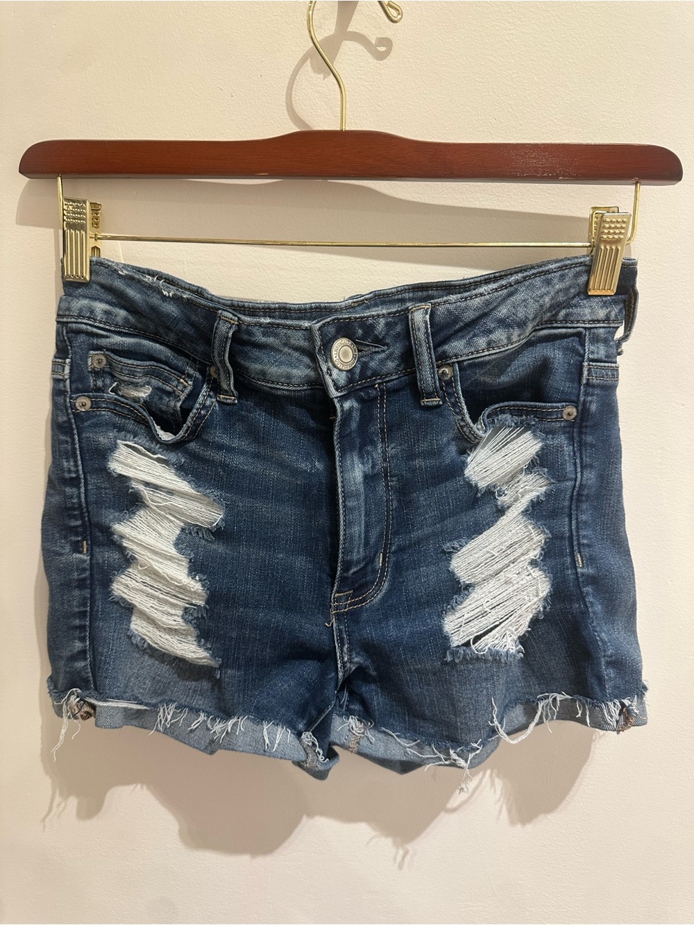 American Eagle Outfitters Distressed Denim Shorts